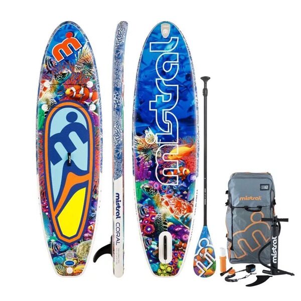 Универсальный сап борд Mistral Coral 10'5 Inflatable sup set